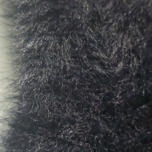 Luxurious Poncho Ann Taylor sweater size medium black brown chevron colorblok - Picture 10 of 10